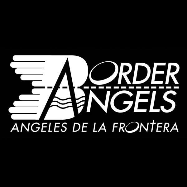 a stylized representation of the name 'Border Angels • Ángeles de la Frontera'