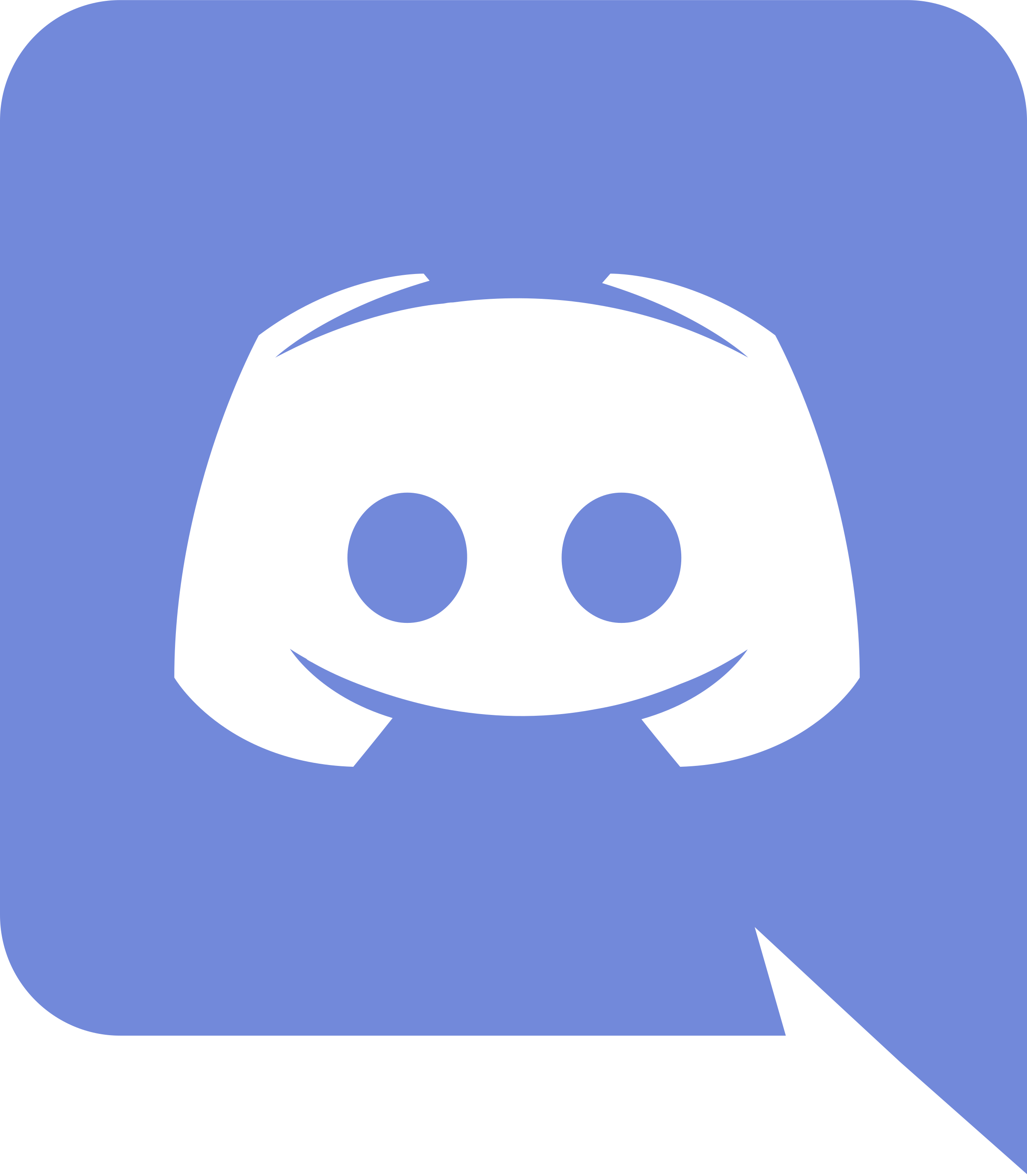 the Discord logo, which is a speech bubble with a little alien in the middle