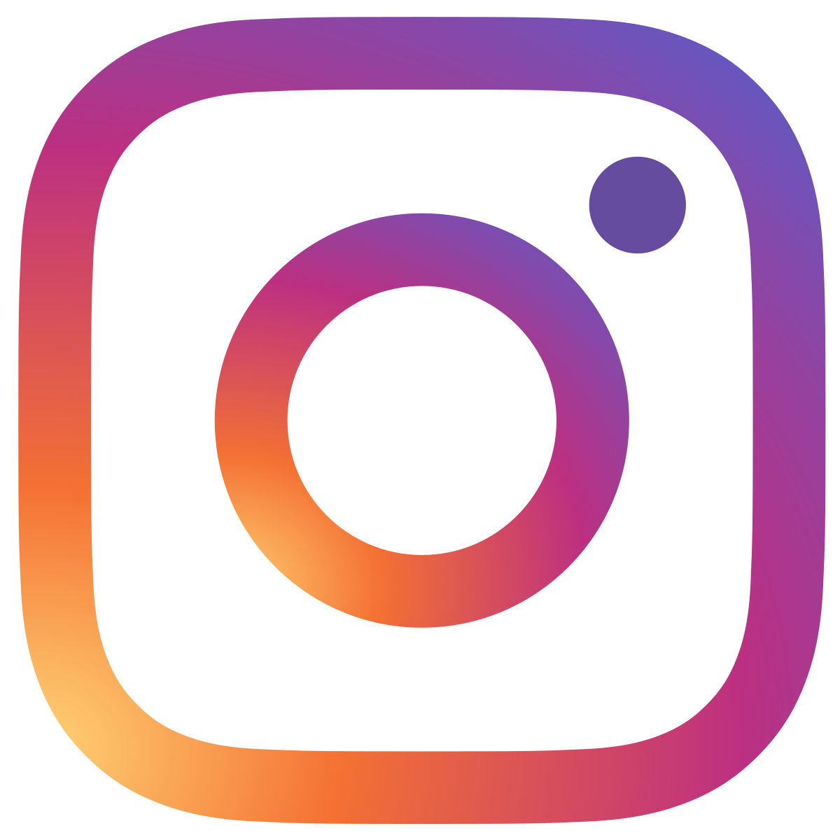 the Instagram logo, which is a simple cartoon of a camera
